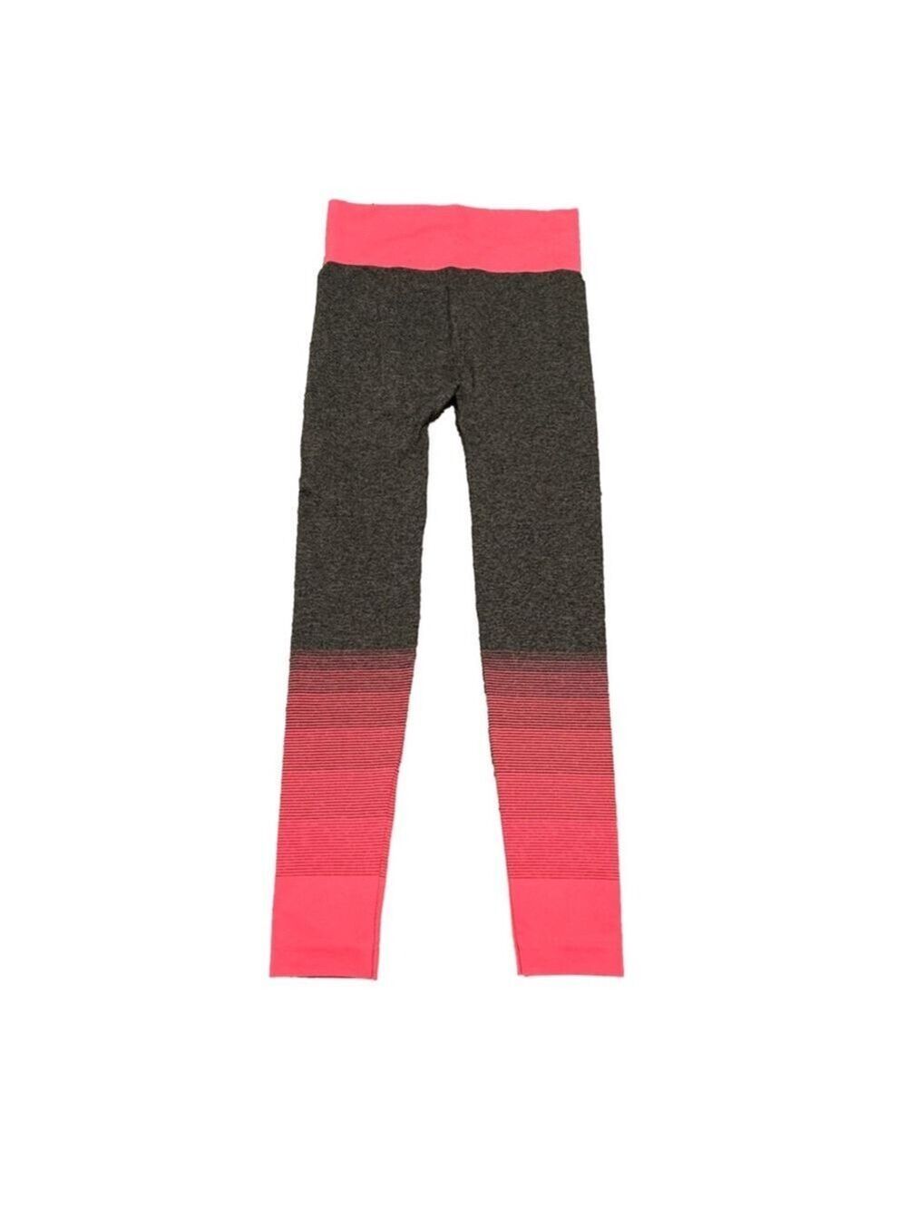 FC High Waist Seamless Leggings Gray Pink Ombré Women’s Regular